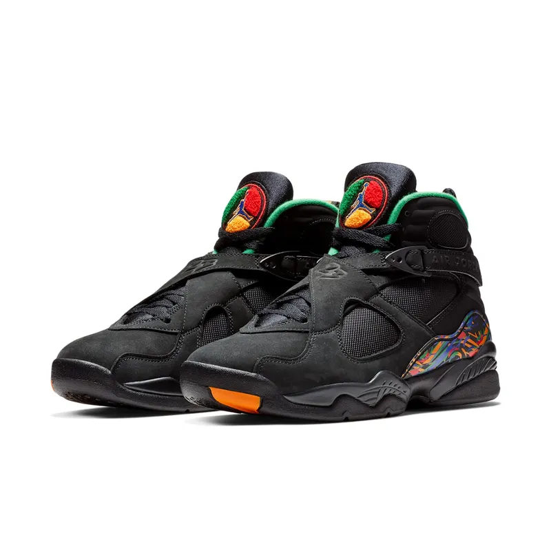 Jordan 8 Retro Tinker Air Raid Black/Light Concord-Aloe Verde (305381-004)