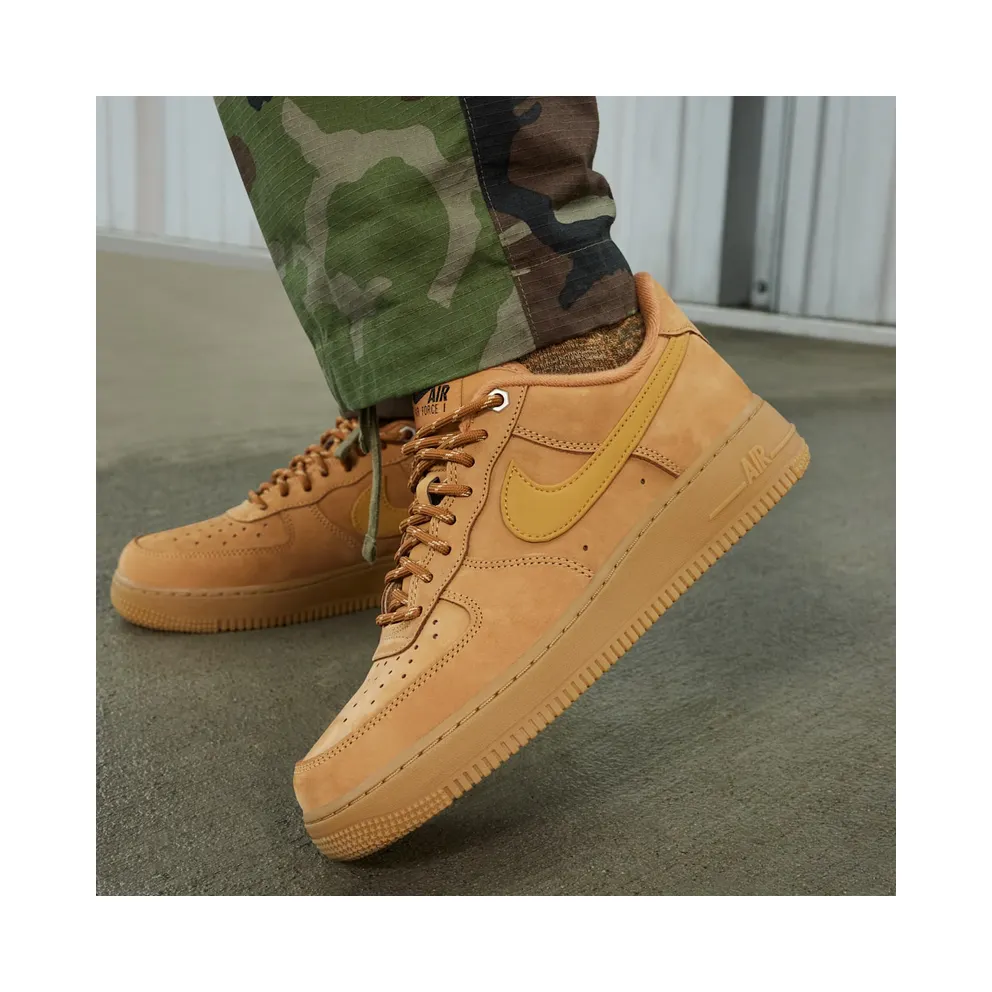 Nike Air Force 1 Low ’07 WB Flax Wheat Gum Light Brown (FZ7372-200)