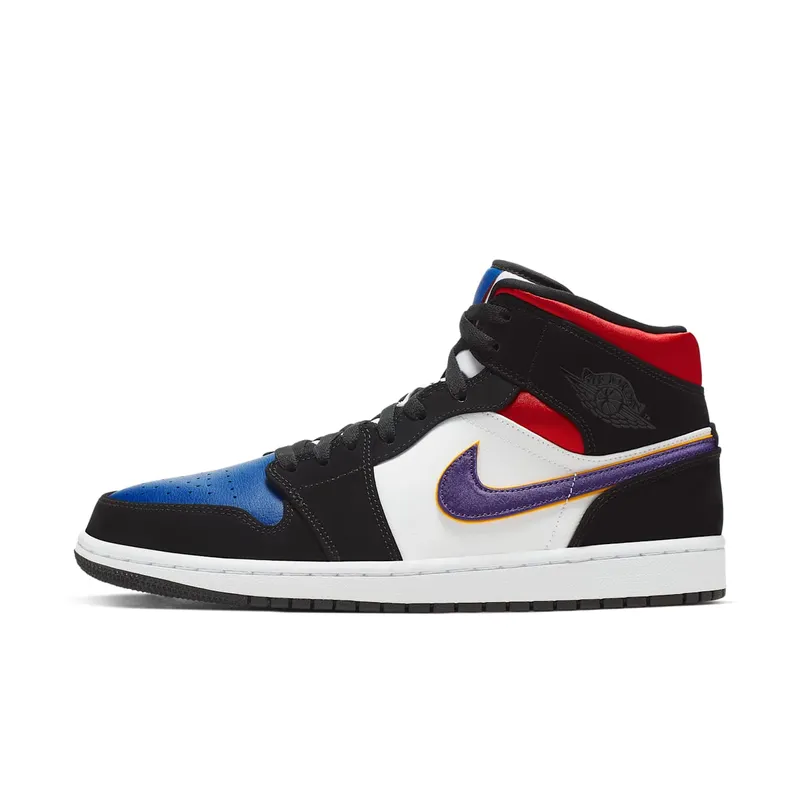 Air Jordan Nike AJ I 1 Mid ‘Lakers Top 3’ (2019) (852542-005)