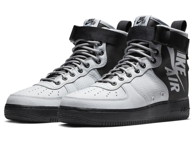 Nike SF Air Force 1 Mid Wolf Grey Black