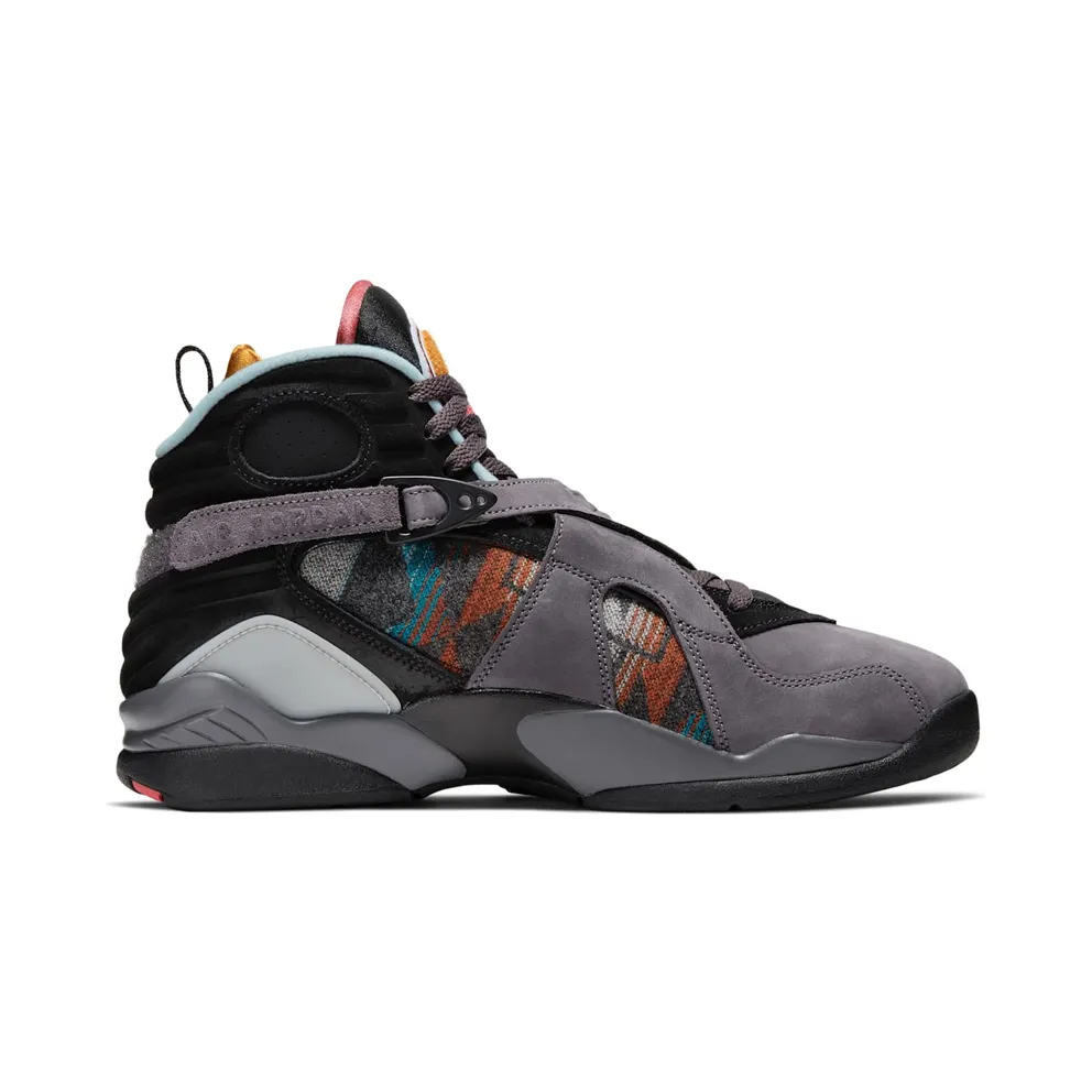 Jordan 8 Retro N7 (2019) Thunder Grey/Light Graphite-Gold Suede-Black (CQ9601-001)