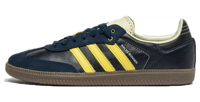 adidas Wales Bonner Samba Collegiate Navy / Cream White / Yellow (S42595)