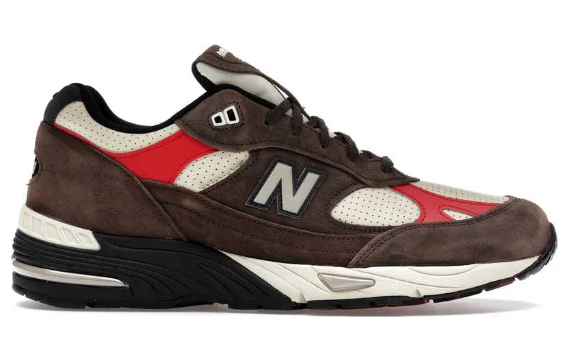 New Balance 991 Chocolate / Red (M991AL1)