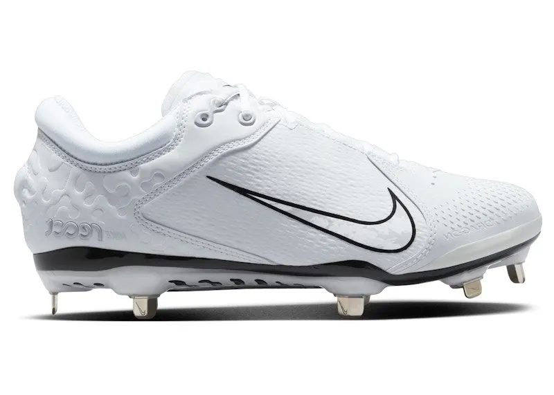 Nike Hyperdiamond 4 Elite White Pure Platinum Black (FZ0923-102)