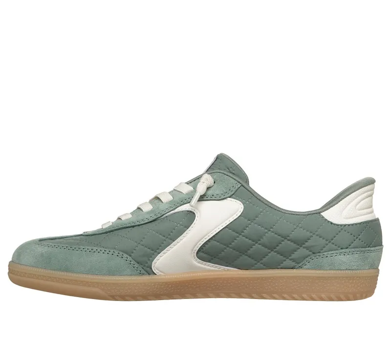 Skechers Slip-ins Cozy Fit: Hotshot – Soft Luxe Sneaker Sage