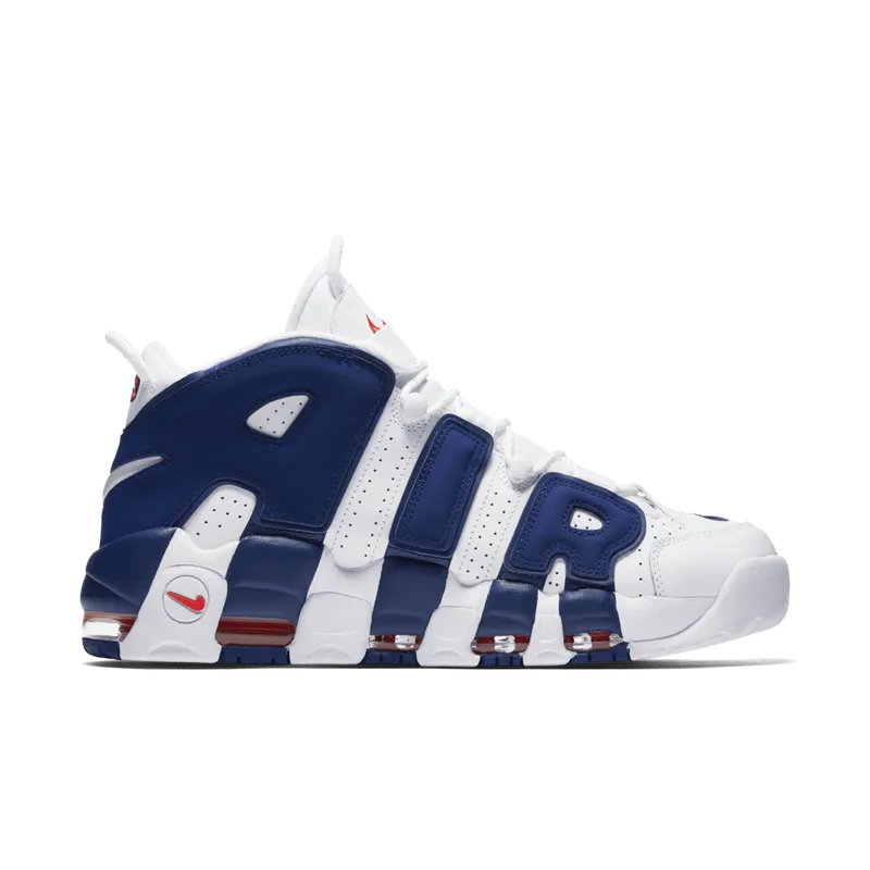 Nike Air More Uptempo Knicks White/Deep Royal Blue-Team Orange (921948-101)