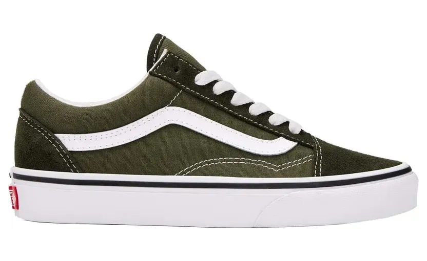 Vans Old Skool Green – White (VN000E9YFRN1M)
