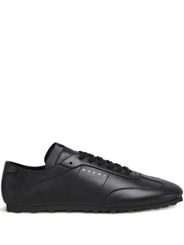 Marni Softy Soccer Sneakers aus Nappaleder – Weiß (SNZW020000P5558)
