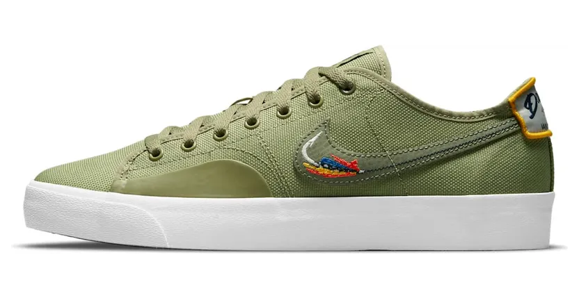 Nike SB BLZR Court DVDL Skateschoen Bruin – “Dusty Olive / Bone / Navy” (CZ5605-300)