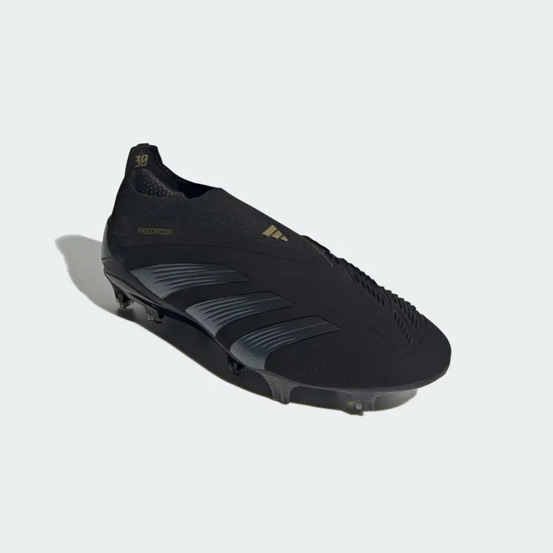 adidas Predator Elite Laceless FG Core Black Carbon Gold Metallic (IF8860)