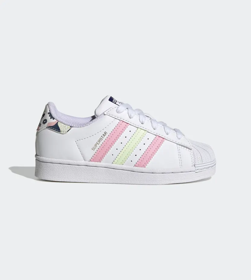 adidas Superstar Cloud White / Almost Lime / True Pink (GY3331)