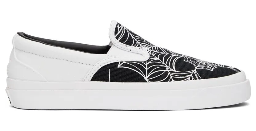 Converse Black & White Roll Up One Star CC Pro Slip-On Sneakers (170941C)