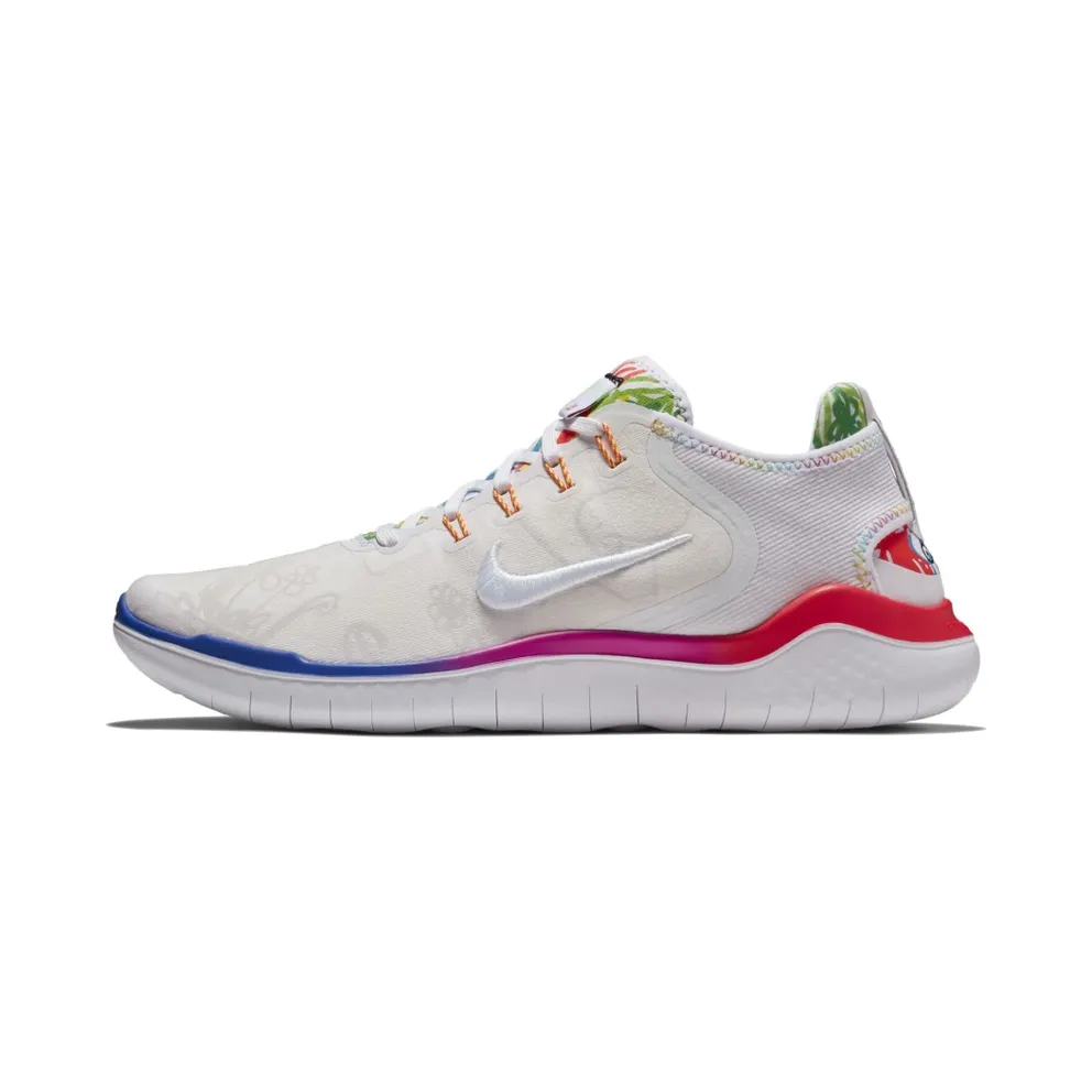 Nike Free RN 2018 Flabjacks White/Fuchsia Blast-Dynamic Yellow-Black (AH3966-100)