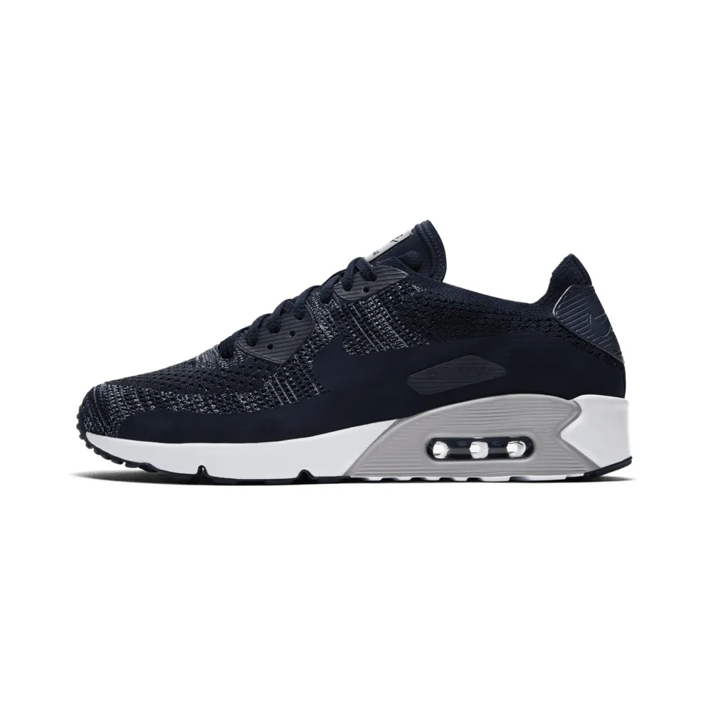 Nike Air Max 90 Ultra 2.0 Flyknit College Navy College Navy College Navy/College Navy (875943-401)