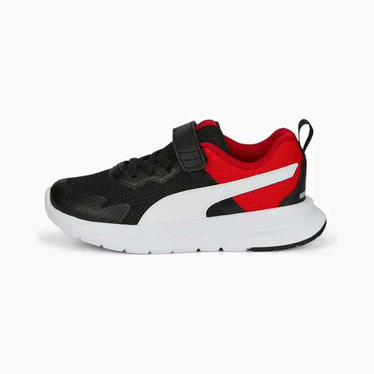 Puma Evolve Run mesh met alternatieve sluiting Wit/Zwart (386239-01)