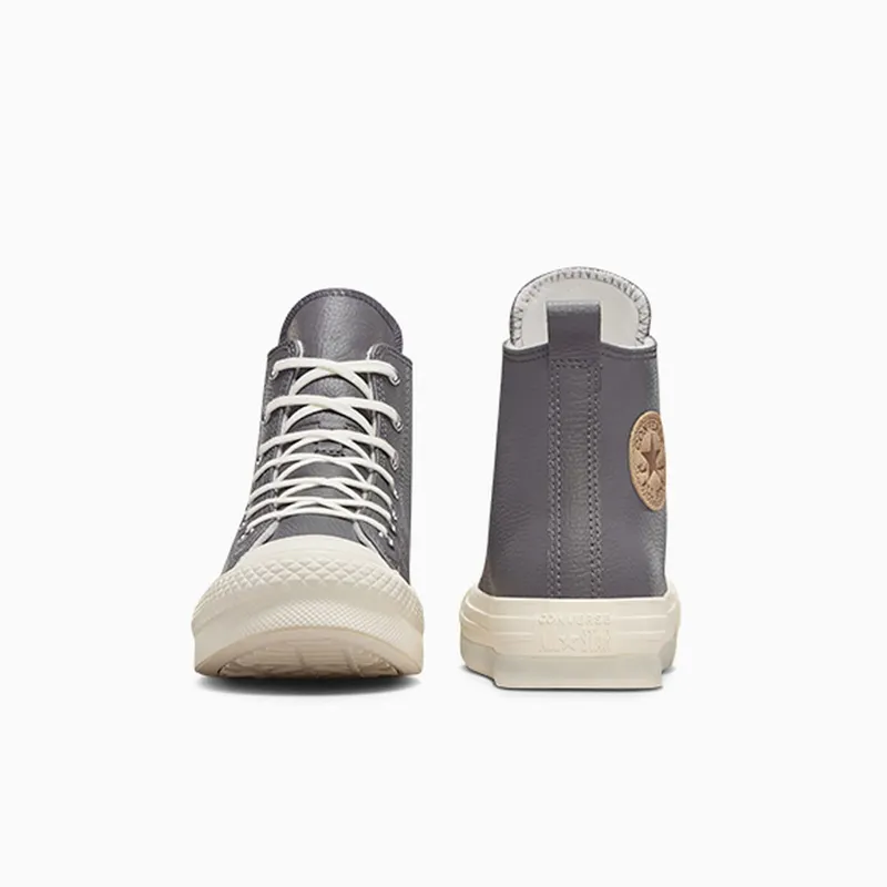 Converse Chuck Taylor All Star EVA Lift Platform Leather Sharkskin/Warm Quarry/Egret (A09259C)