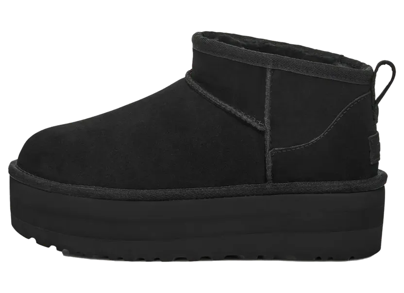 Ugg Classic Ultra Mini Platform Boot GS “Black” (1157791K-BLK)