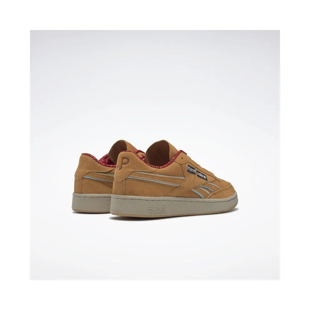 Adidas Jurassic Park Club C Rich Ochre / Diffused Blue / Stadium Red (GZ6322)