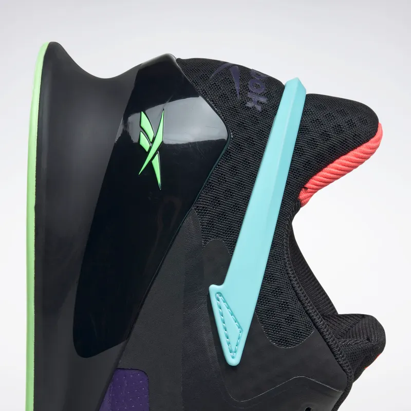 Reebok Legacy Lifter II Shoes Dark Orchid / Core Black / Neon Mint
