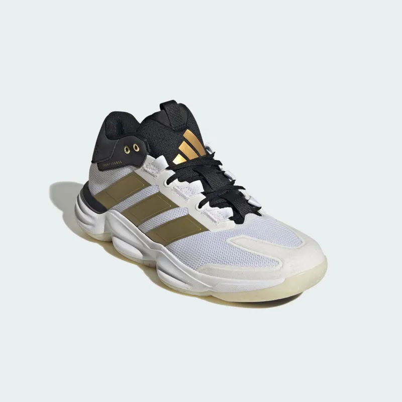 Adidas Court Stabil Indoor Cloud White / Gold Metallic / Core Black (KK1949)