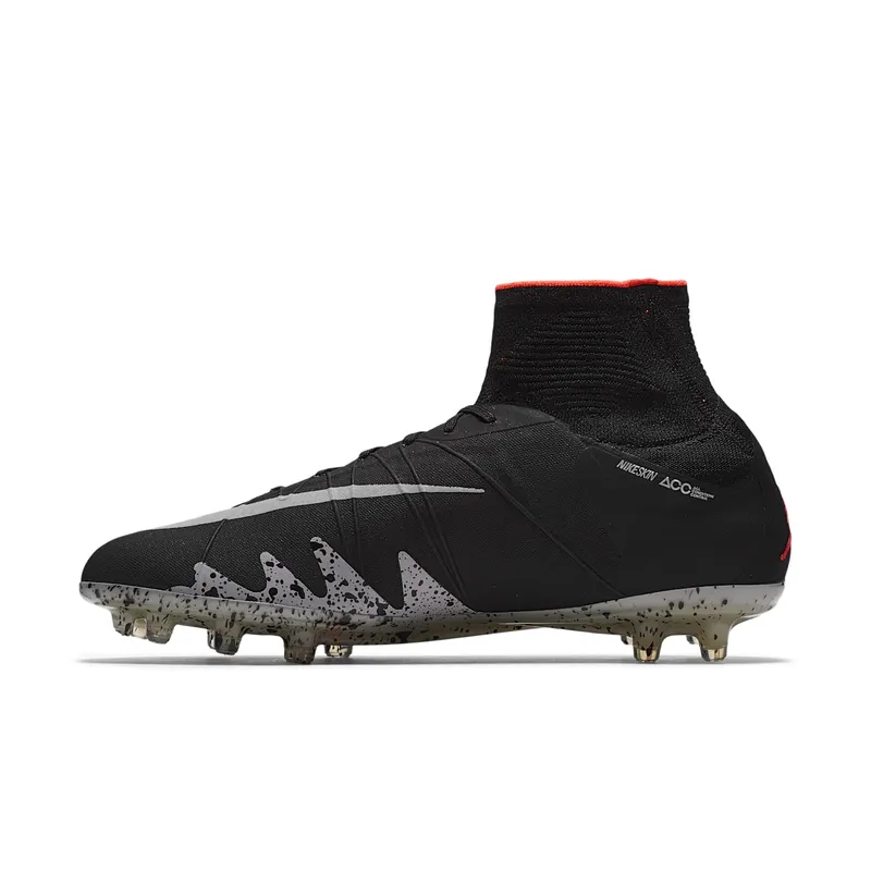 Nike Hypervenom Phantom II NJR FG Neymar Black/Metallic Silver-Light Crimson-White (820117-006)