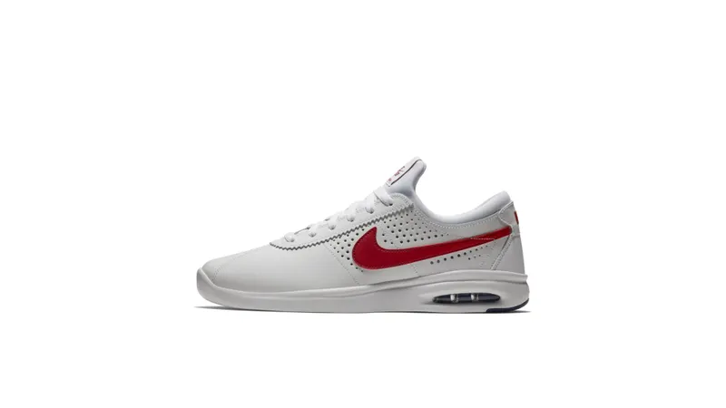 Nike SB Air Max Bruin Vapor White Red White/Classic Blue-Gym Red (882097-100)