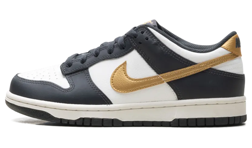 Nike Dunk Low GS “Summit White Metallic Gold” (HV2533-100)