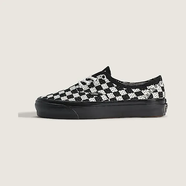 Vans LX Authentic 44 EK “Punk Check Black Marshmallow” (VN000EJC1KP)
