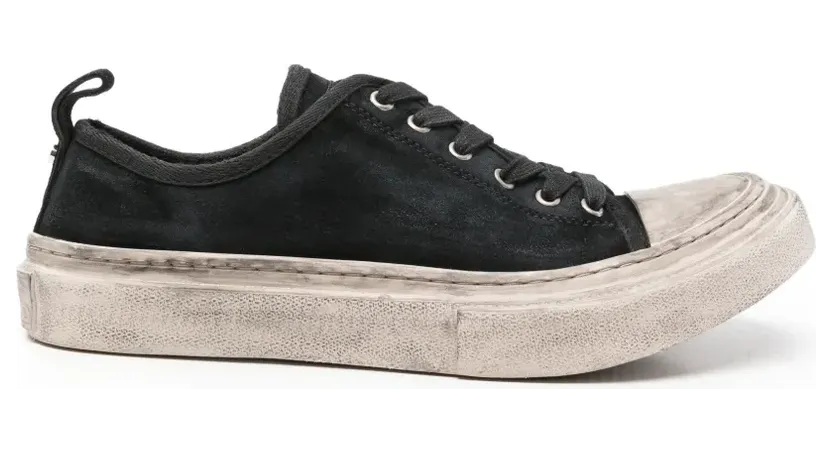 Ann Demeulemeester Halli distressed-effect lace-up “Black” (2602MN70LT212)