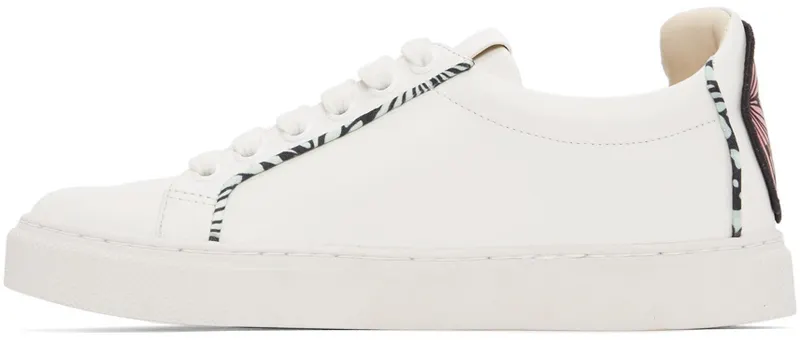 Sophia Webster White Leather Butterfly (SSS22108)