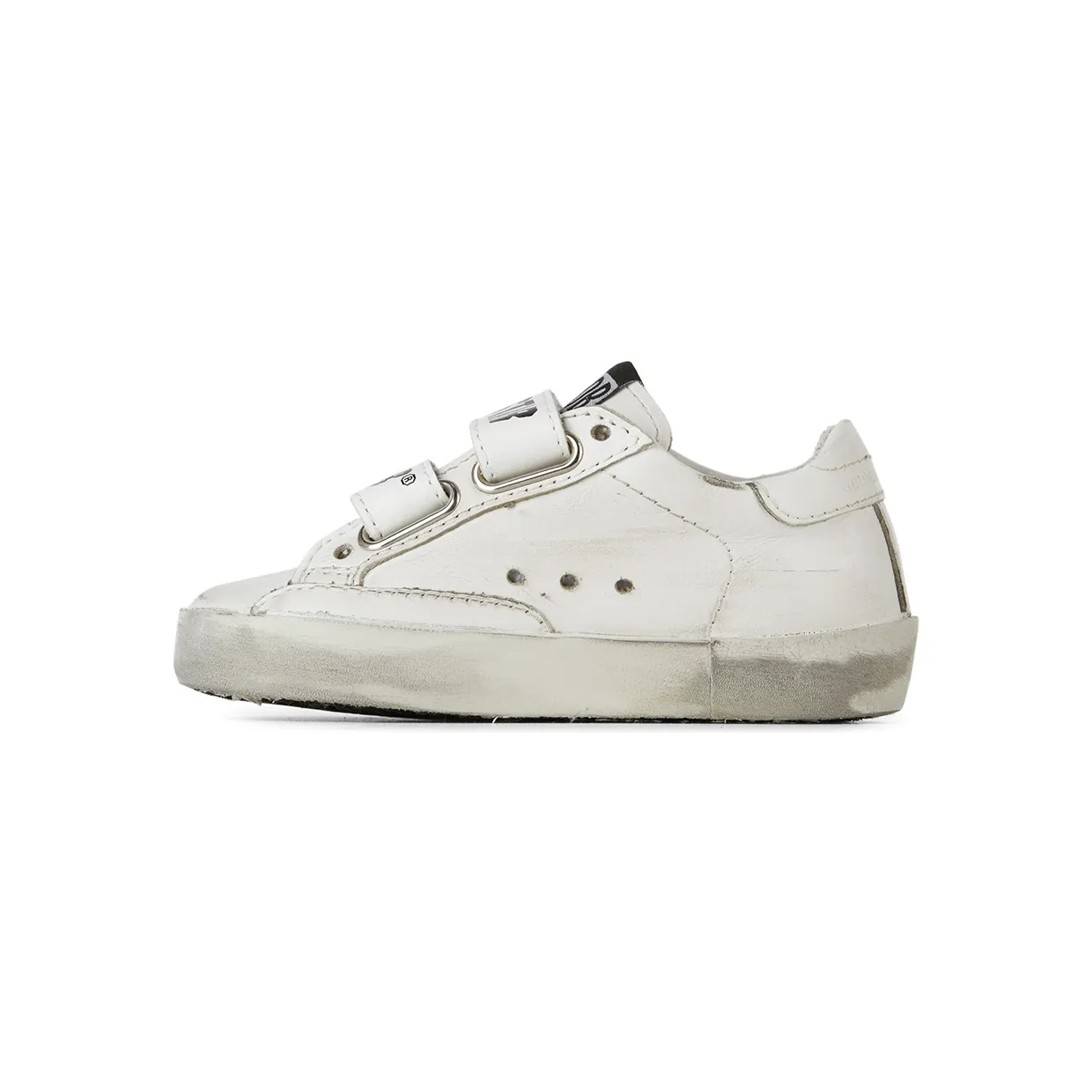 Golden Goose Baby White Old School Velcro Sneakers (GJF00111.F000419.10100) (3)