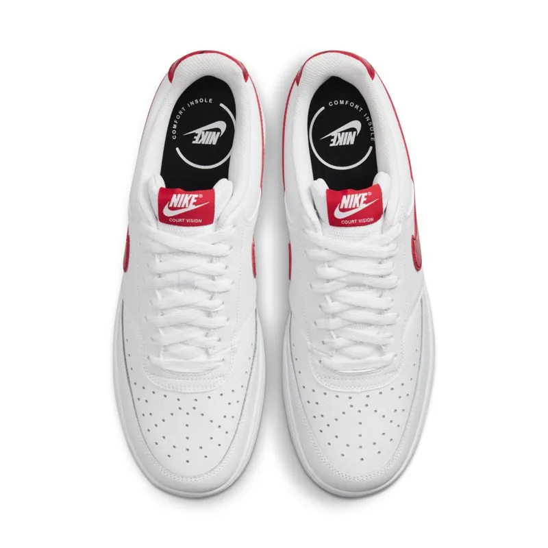 Nike Court Vision Low Swoosh Print Red (DM7588-100)