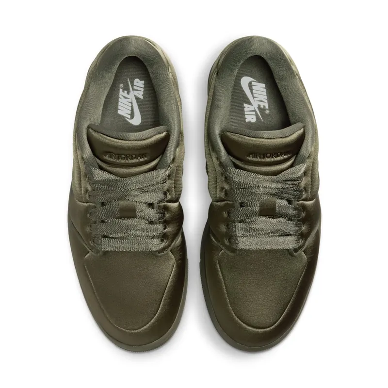 Jordan 1 Low Method of Make Satin Medium Olive (HF3969-201)