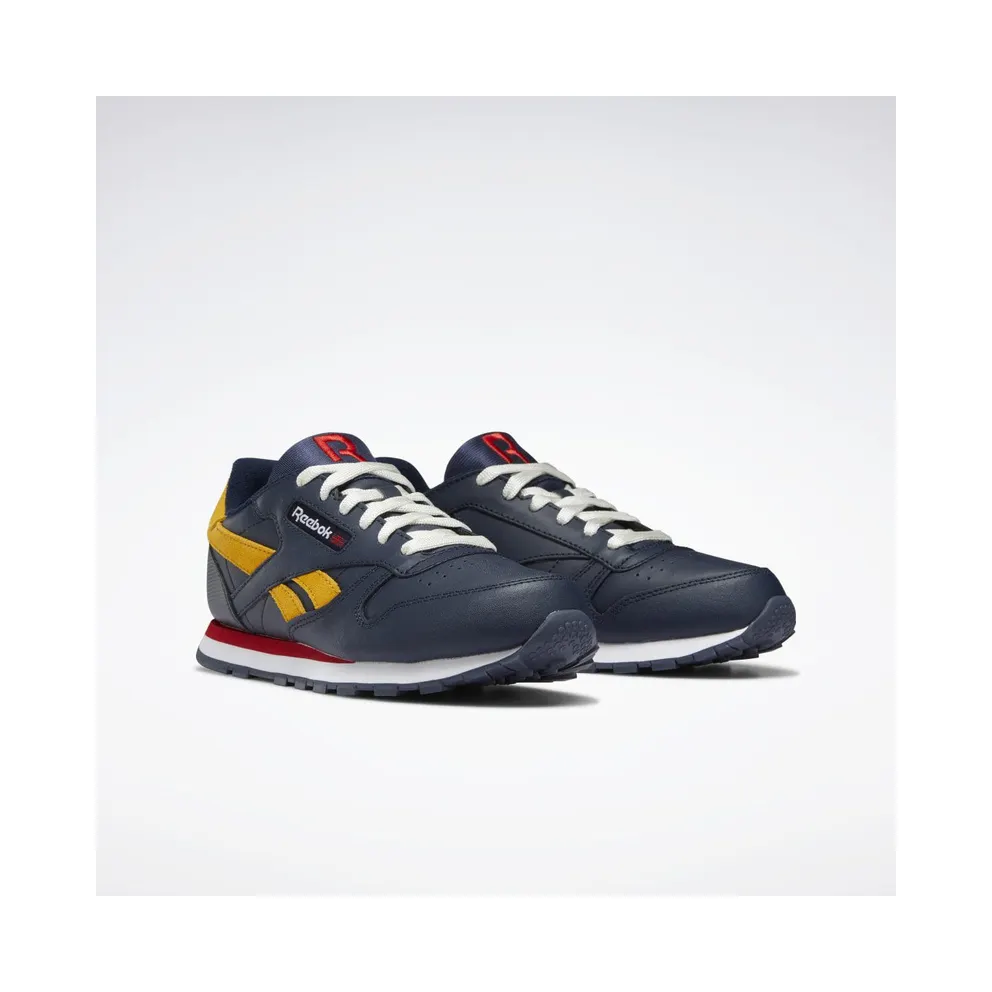 Reebok Classic Leather Shoes Vector Navy / Vector Red / Collegiate Gold (G58359)