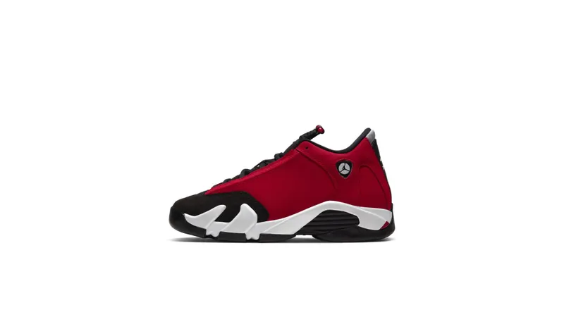 Jordan 14 Retro Gym Red Toro (GS) Black/Gym Red-White-Off White (487524-006)