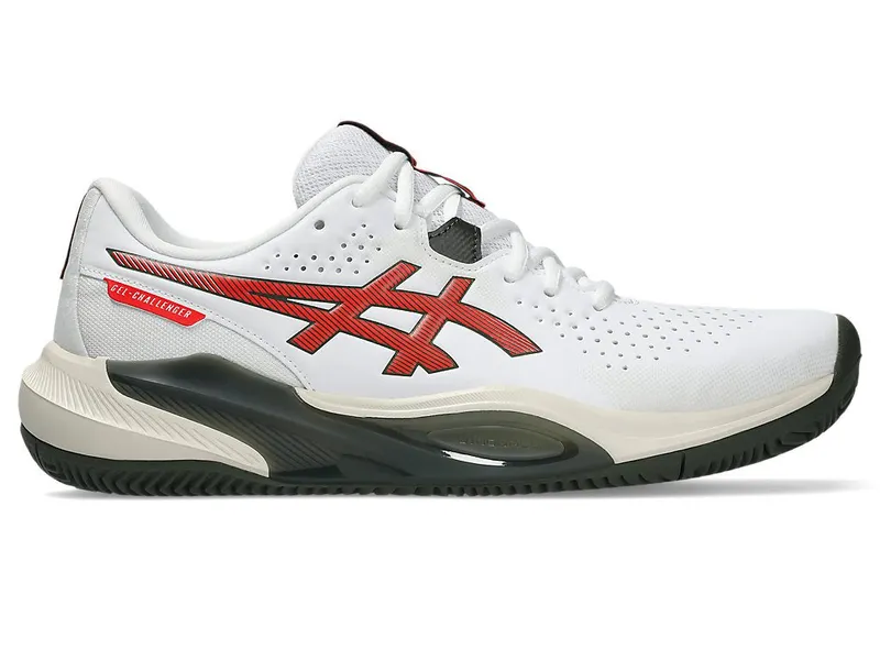 ASICS GEL-CHALLENGER 15 CLAY “White / Cherry Tomato” (1041A508-104)