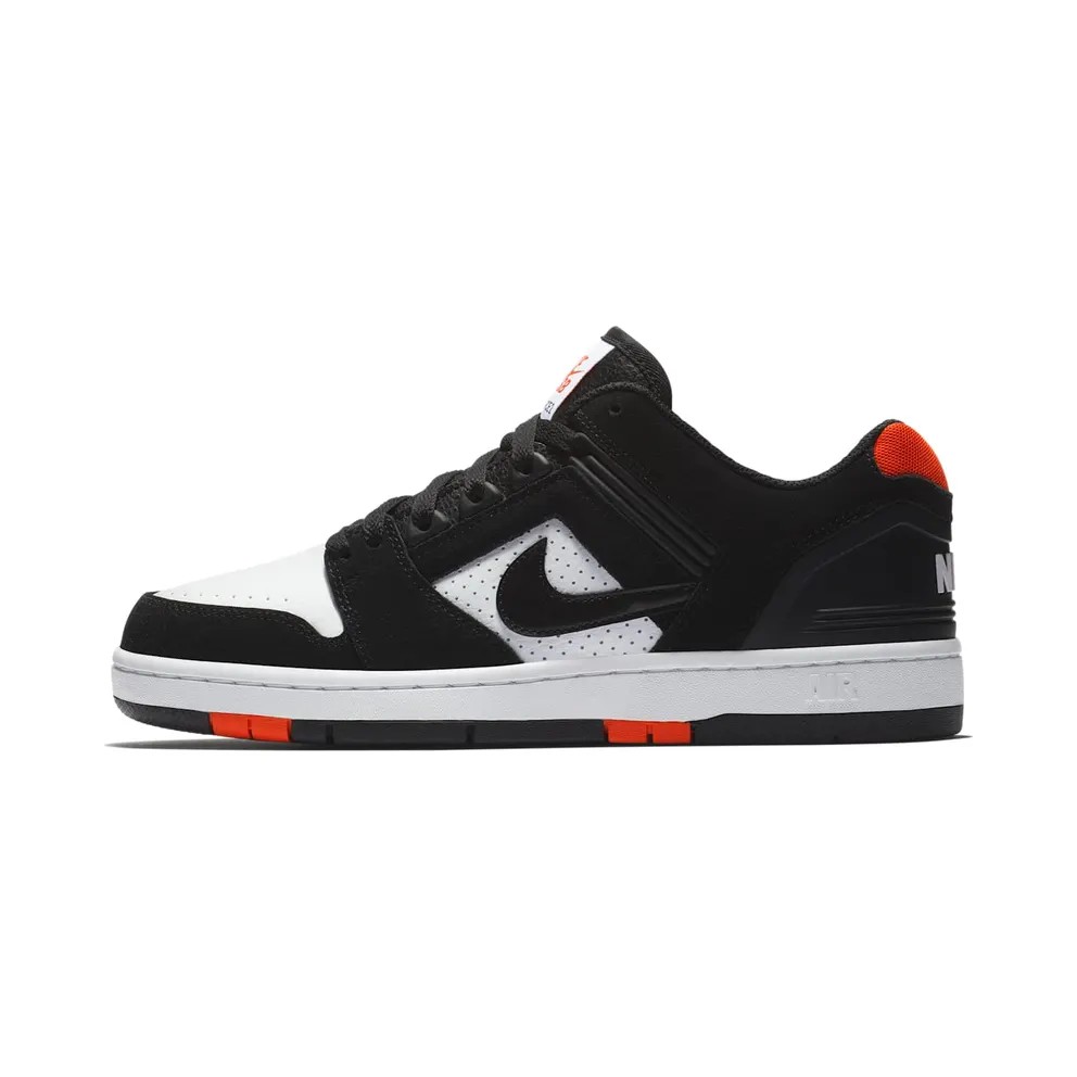 Nike SB Air Force 2 Low Black White Habanero Red Black/White-Habanero Red (AO0300-006)
