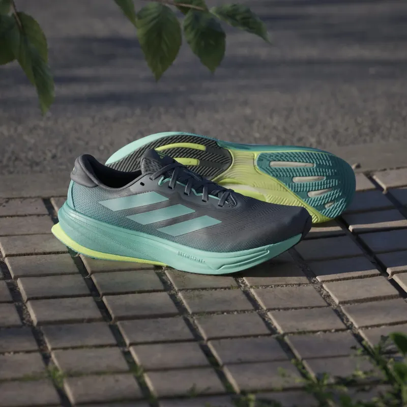 Adidas Supernova Rise 2 Running Shoes Blue / Mint Ton / Hi-Res Yellow (JQ7701)