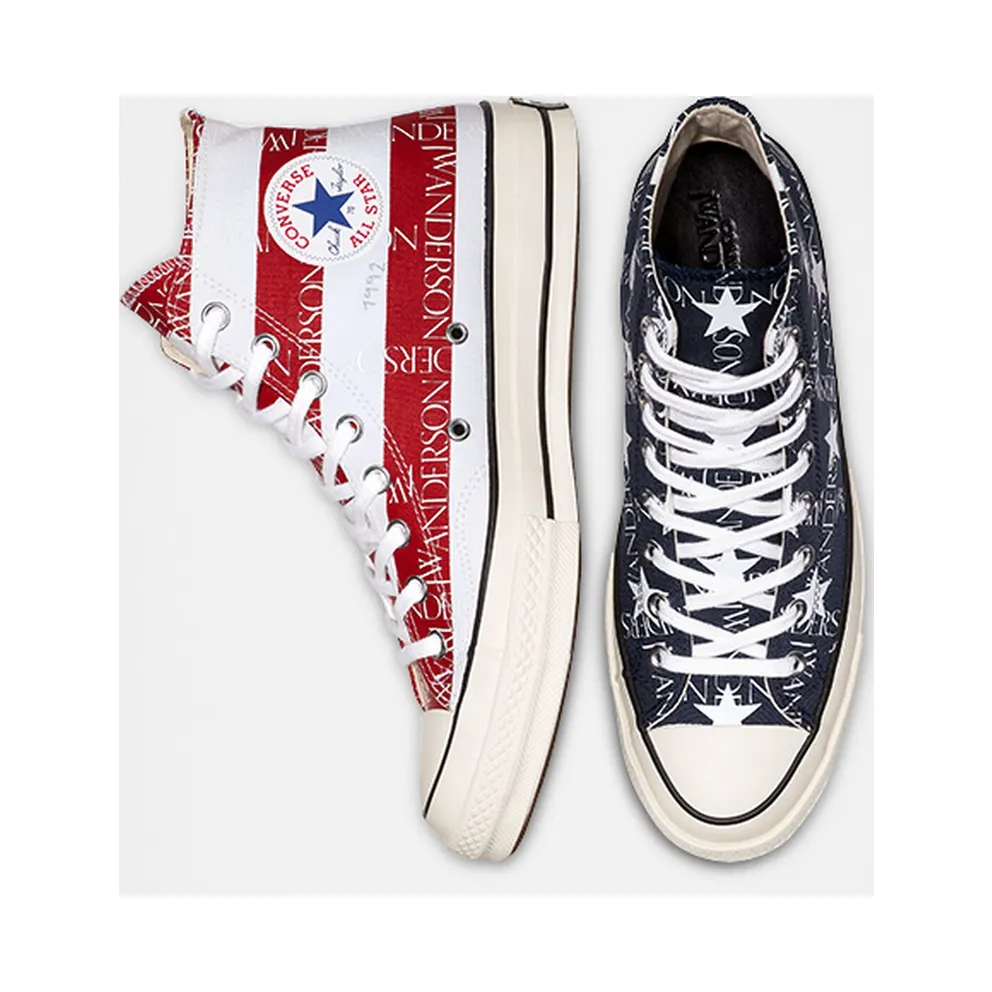 Converse Chuck Taylor All-Star 70s Hi JW Anderson Split Flag Mood Indigo/Garnet (164841C)
