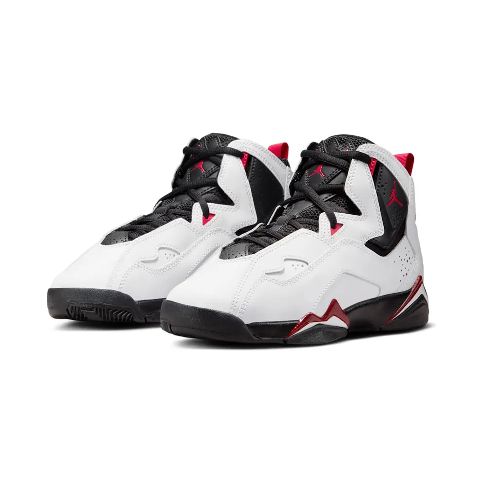 Jordan True Flight White Varsity Red Black (343795-100)