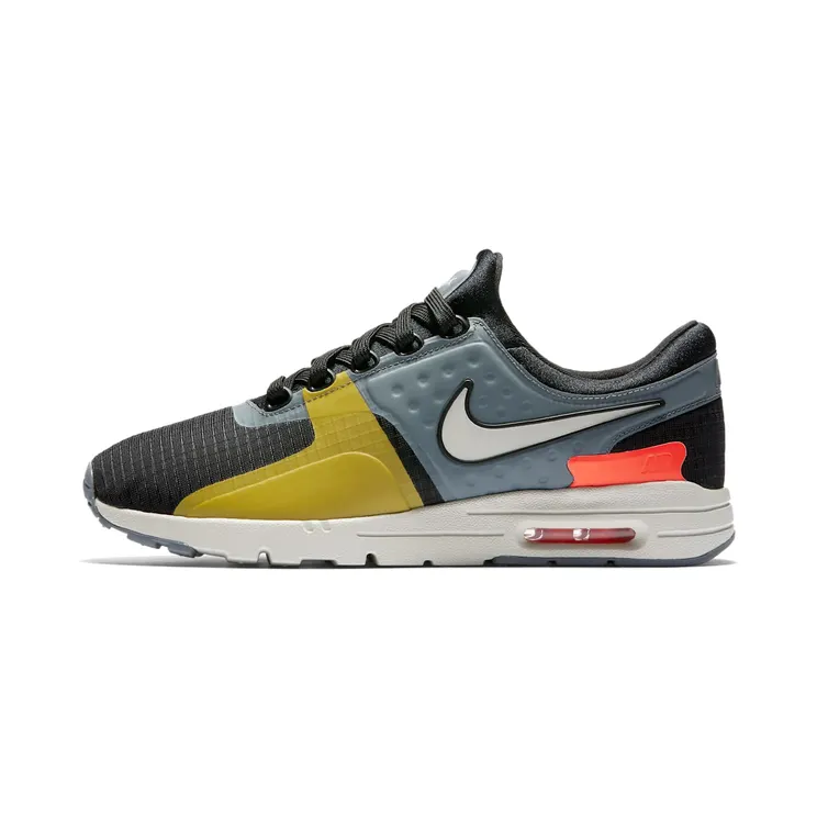 Nike Air Max Zero SI “Black / Cool Grey / Total Crimson / Light Bone” (881173-001)