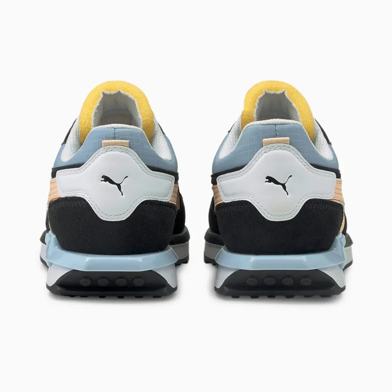 Women’s PUMA City Rider Electric Black/Peach Parfait (382045-04)