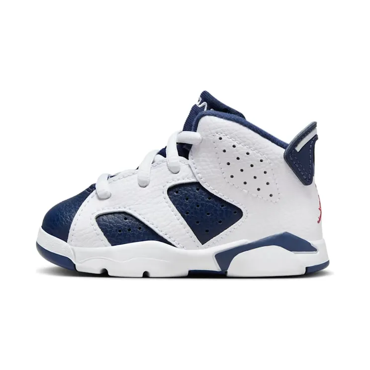 Air Jordan 6 TD Olympic “White / Midnight Navy / Varsity Red” (DV3606-164)