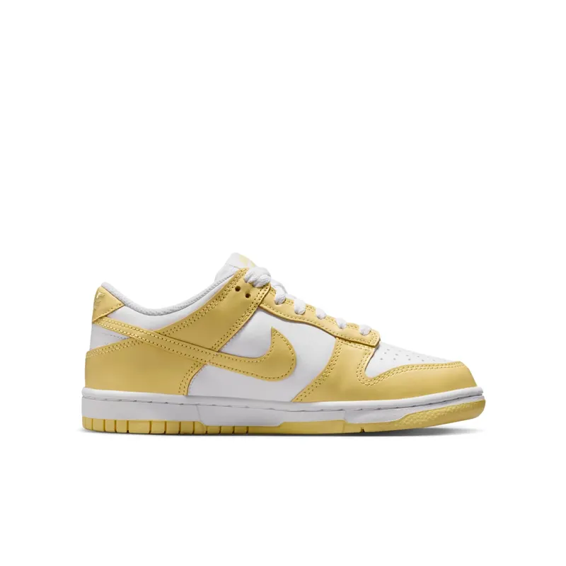 Nike Dunk Low GS “White Soft Yellow” (FB9109-126)