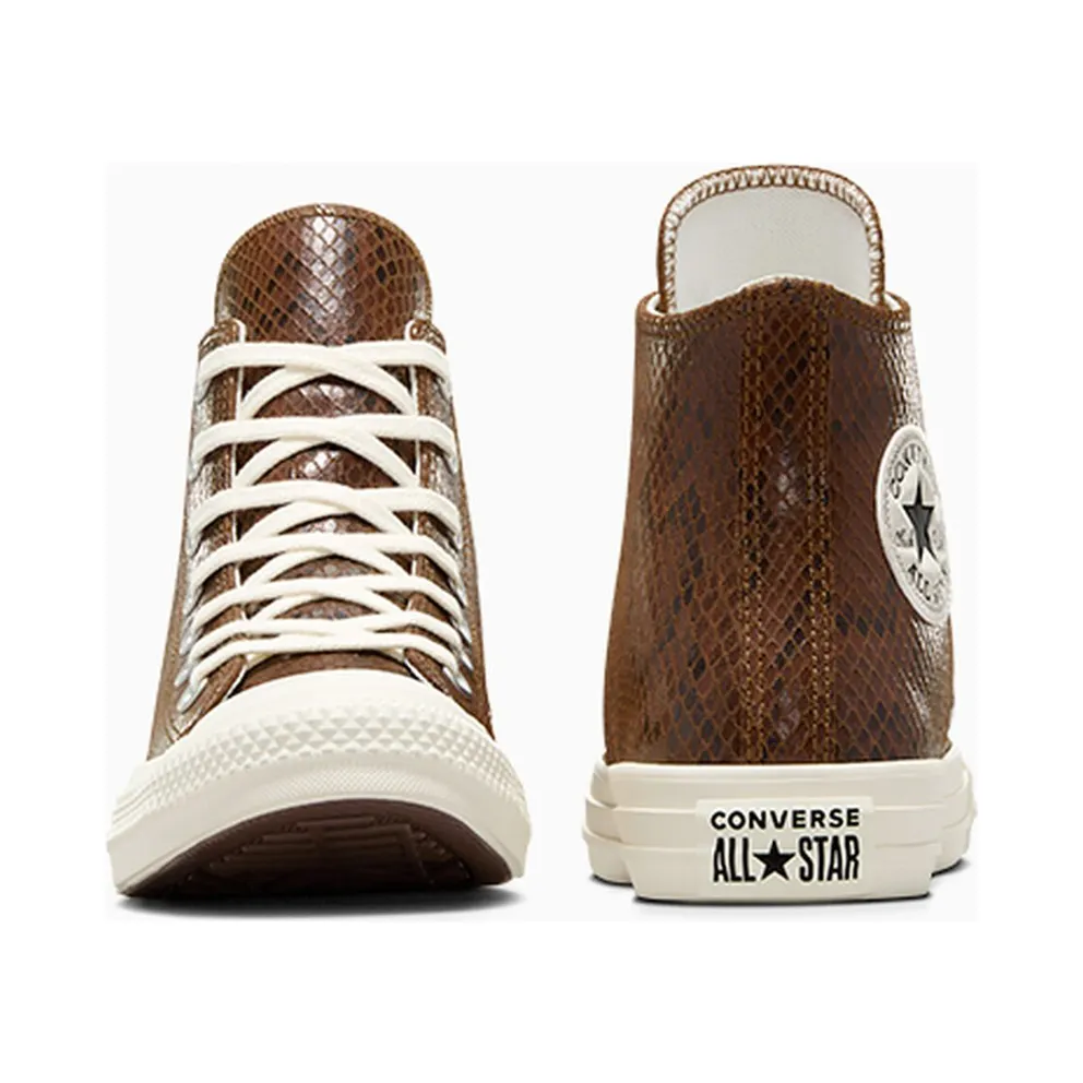Converse Chuck Taylor All Star Snakeskin Print Dark Whiskey/Egret/Black (A13393C)