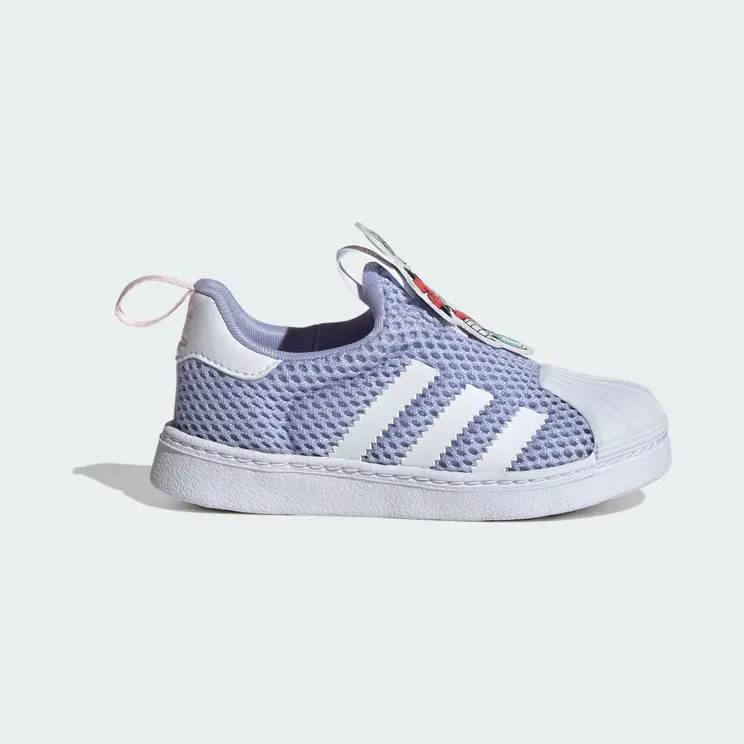 adidas Originals x Disney Mickey Superstar 360 Kids Violet Tone / Cloud White / Clear Pink (IE0682)