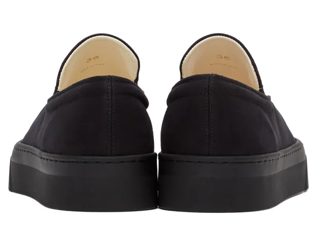 The Row Black Marie H Slip-On Sneakers (F1179-V20*) (4)