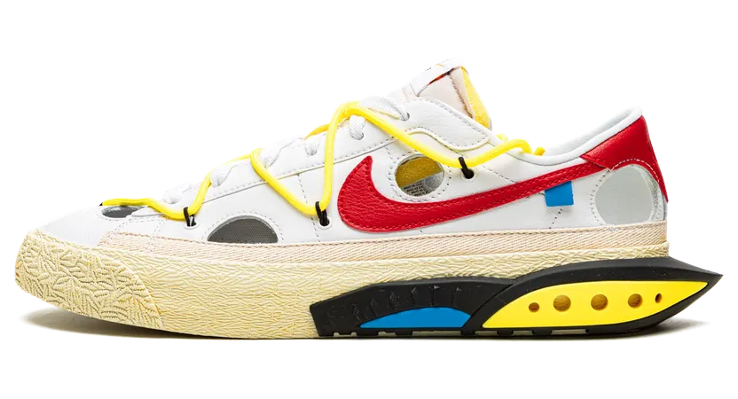 Nike Blazer Low Off-White Black Electro Green (DH7863-001)