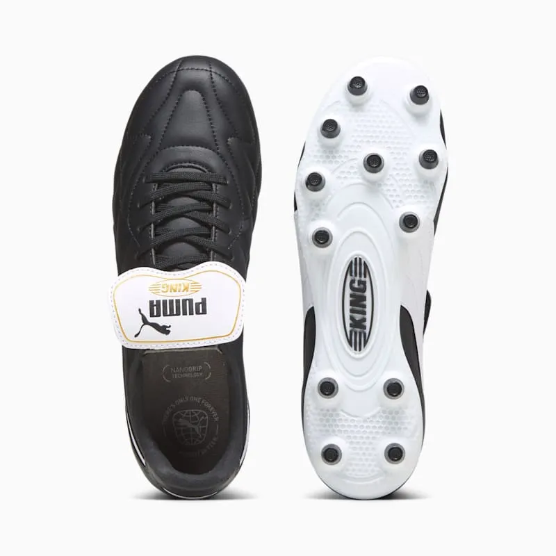 KING TOP FG AG “PUMA Black / PUMA White / PUMA Gold” (107348-01)