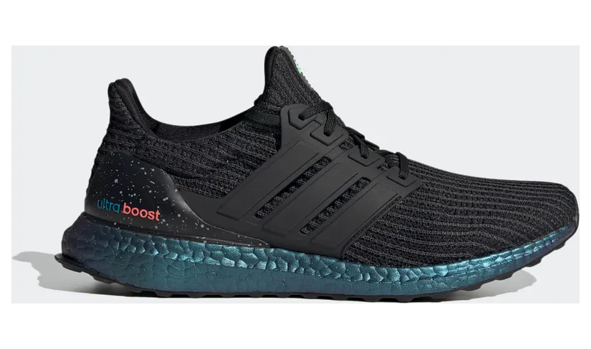 adidas Ultraboost Core Black / Core Black / Green Zest (FY7079)